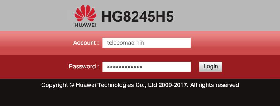 Konfigurasi Modem Biznet HG8245H5