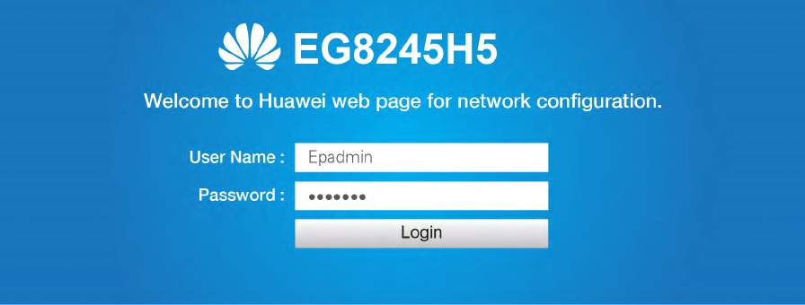 Password Modem HG8245H5