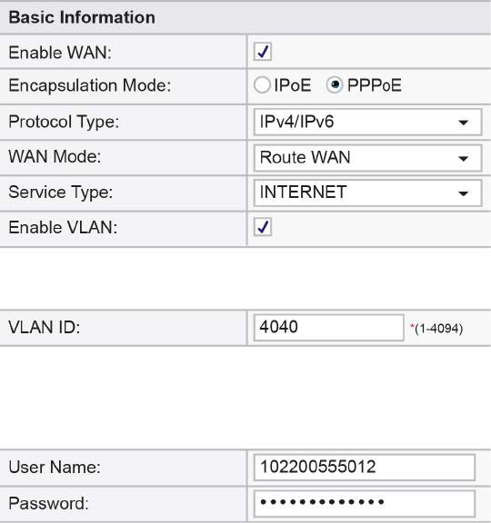 Konfigurasi VLAN Biznet